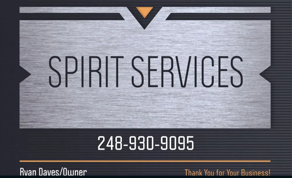 Slide of Spirit Services
