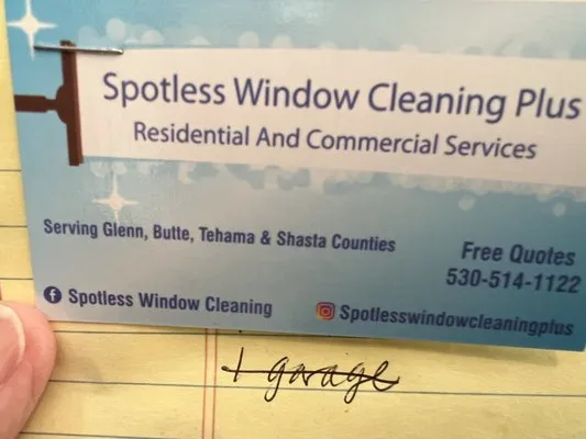 Spotless Window Cleaning Logo