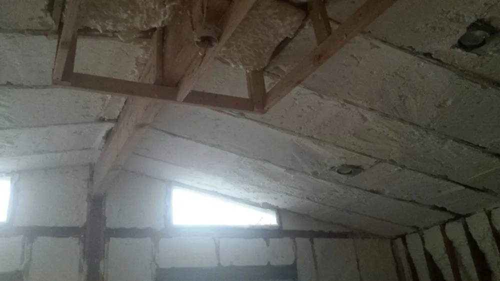 Slide of Spray-On Foam & Coating