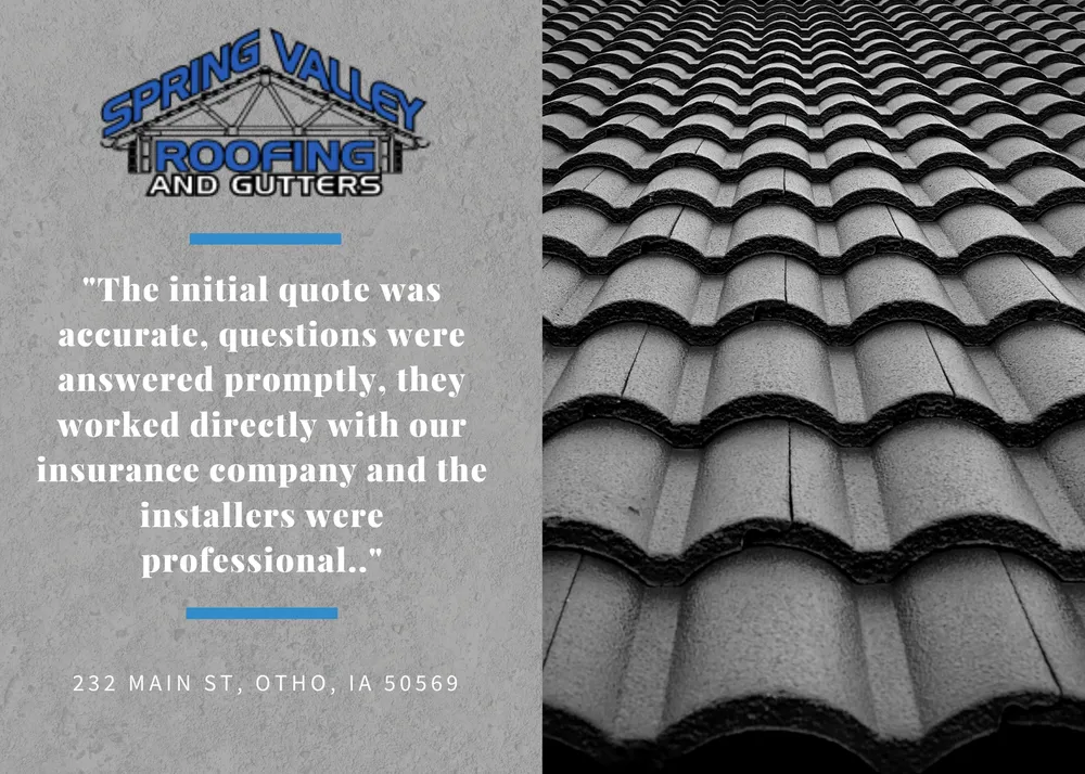 Emergency storm damage roof repair in Otho, IA - Spring Valley Roofing And Gutters