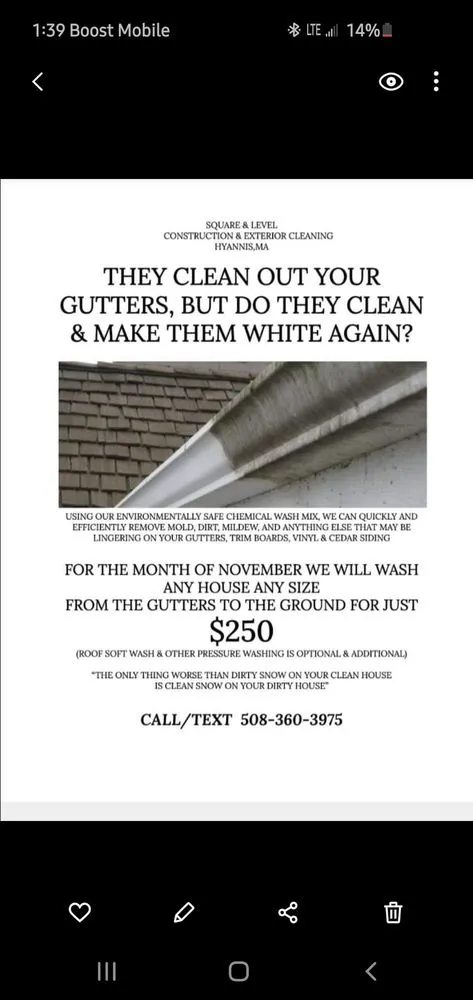 Slide of Square and Level Construction