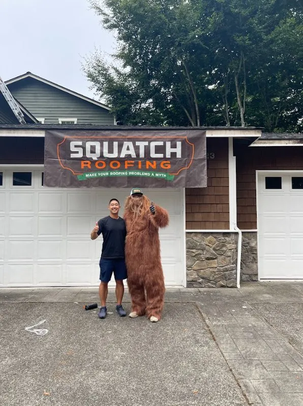 Slide of Squatch Roofing