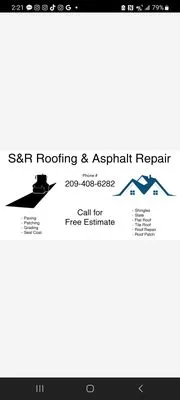 S&R Roofing & Asphalt Repair Logo