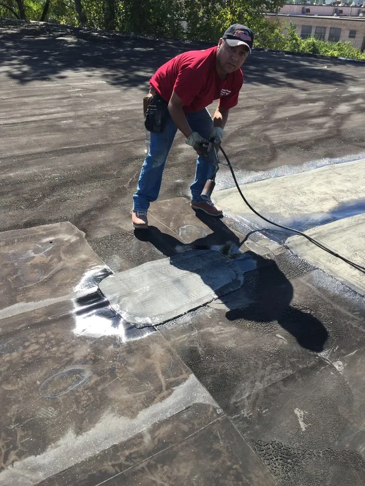 Slide of SR Roofing Construction