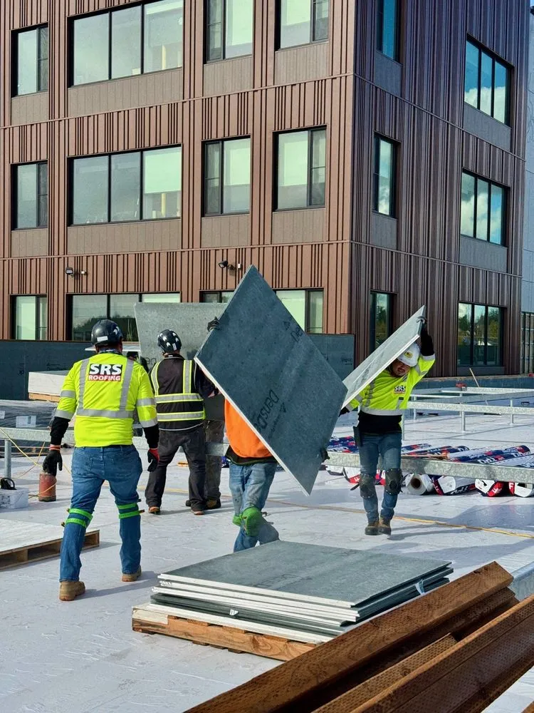 Slide of SRS Roofing