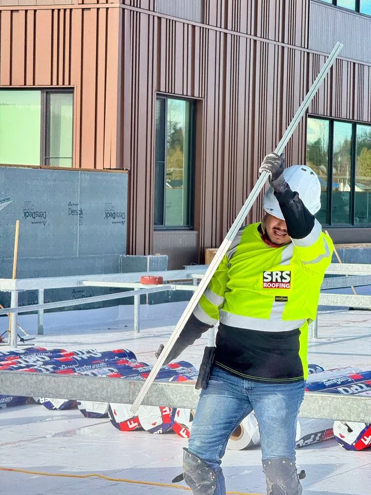 Slide of SRS Roofing