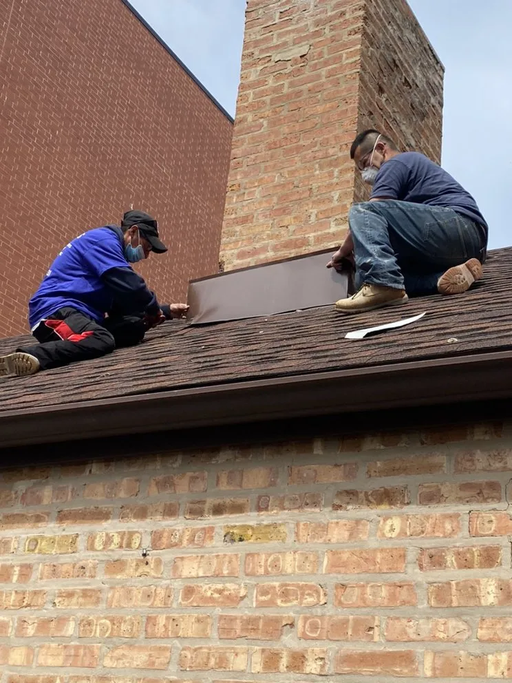 Slide of SSC Roof Technicians