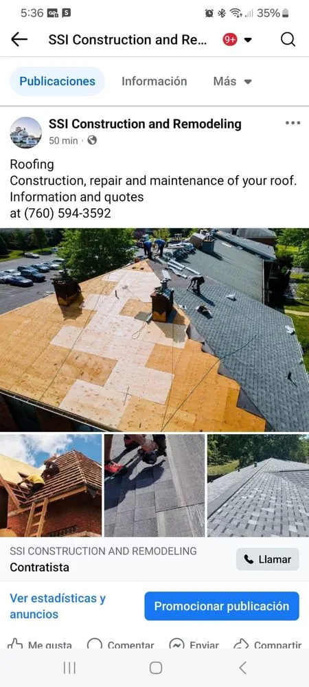 Slide of SSI Construction and Remodeling