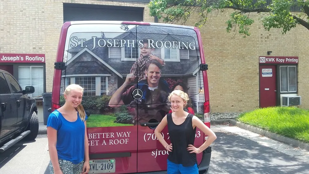 Slide of St. Joseph's Roofing