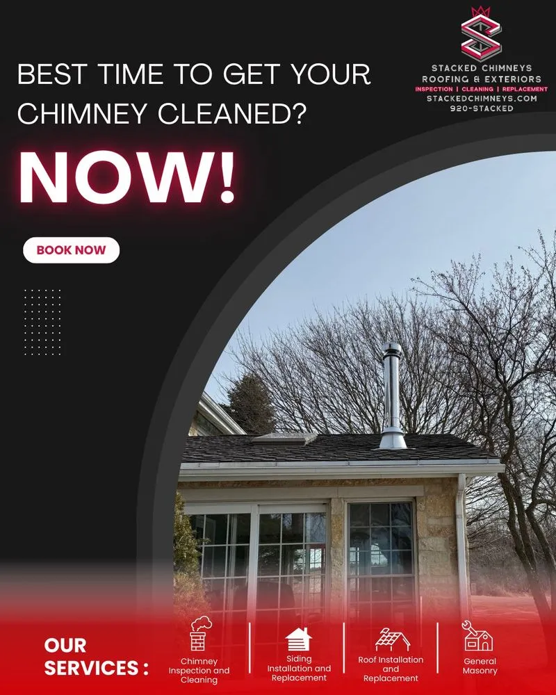 Slide of Stacked Chimneys Roofing & Exteriors