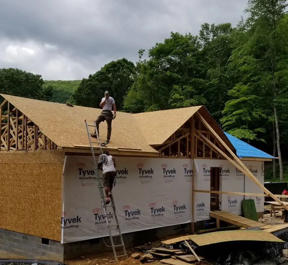 Slide of Stafford construction