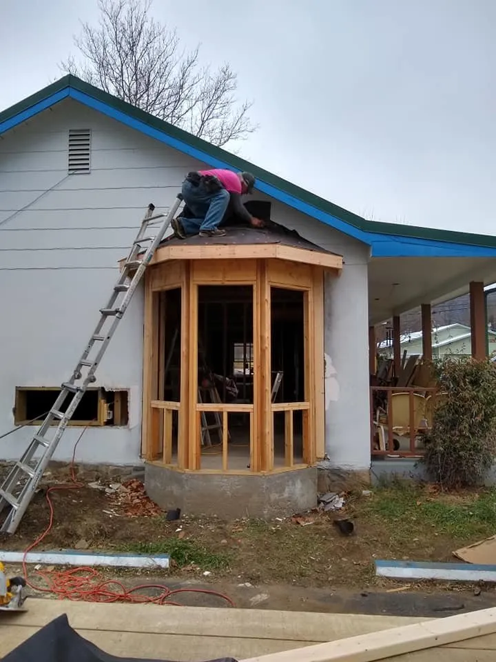 Slide of Stafford construction