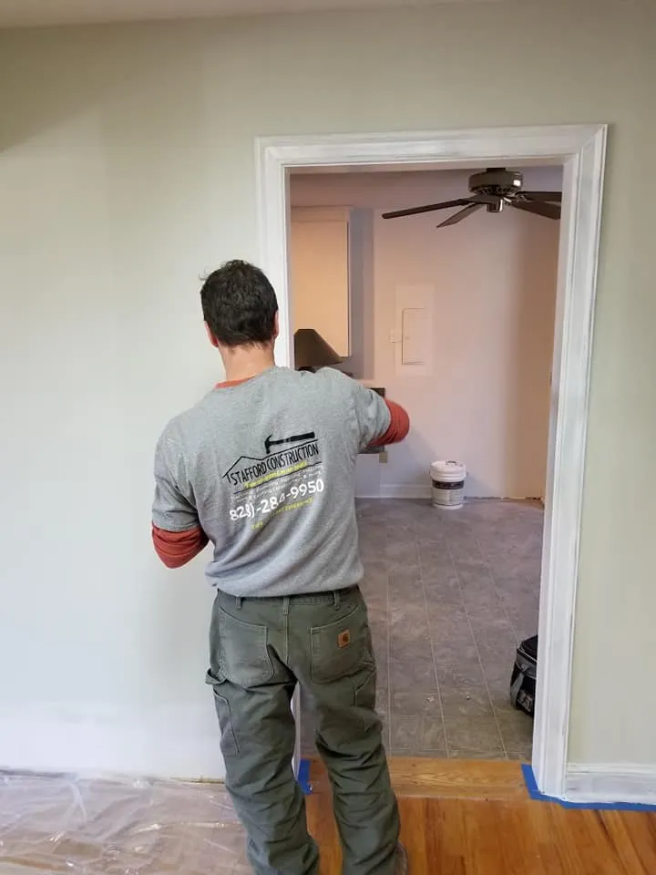 Slide of Stafford construction