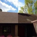 Slide of Stain Medix Roof Cleaning