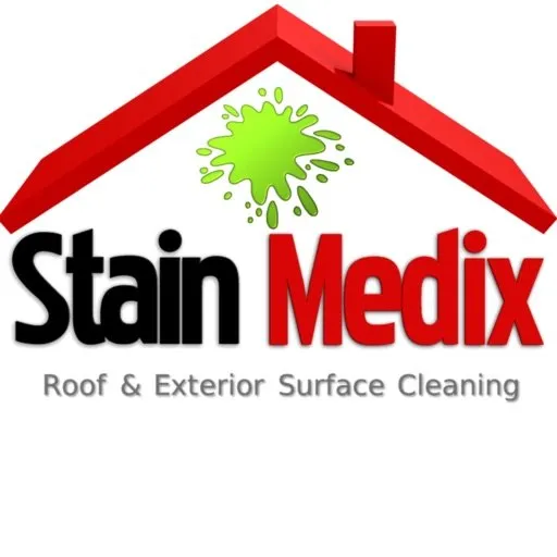 Slide of Stain Medix Roof Cleaning
