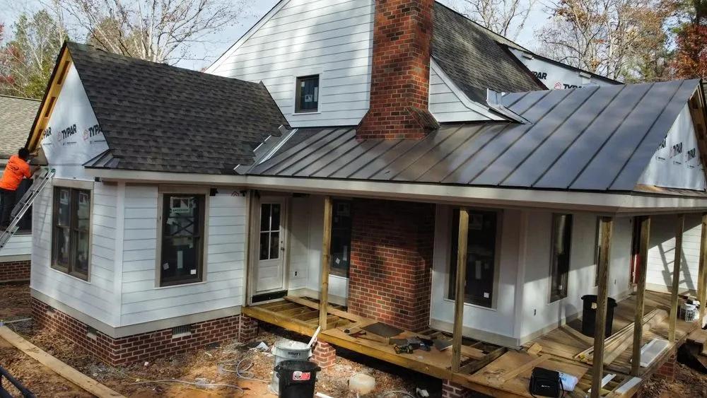 Emergency metal roofing installation in Oilville, VA by Standard Roofing Company