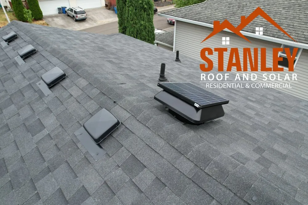 Slide of Stanley Roof and Solar