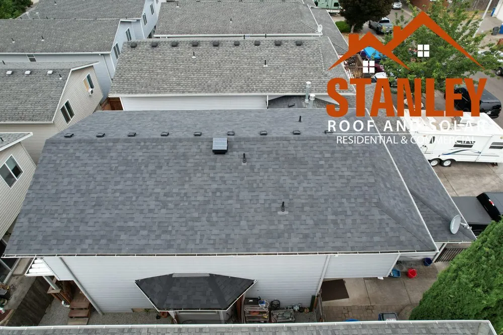 Slide of Stanley Roof and Solar