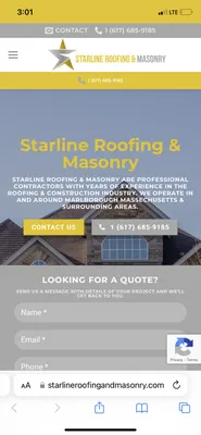 Starline Roofing & Masonry Logo