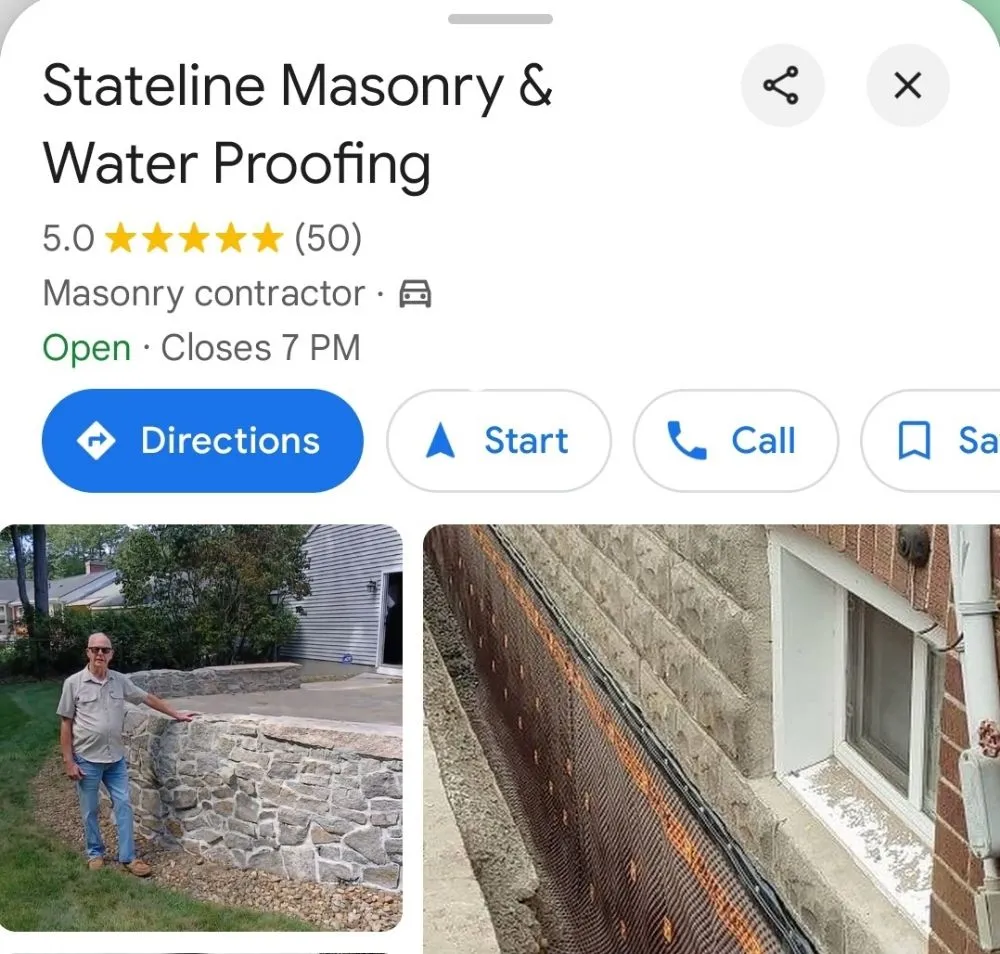 Slide of Stateline Masonry & Waterproofing