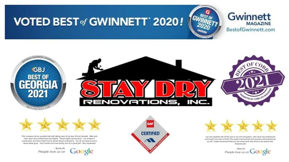 Licensed roof inspection experts serving Bishop, GA - Stay Dry Renovations