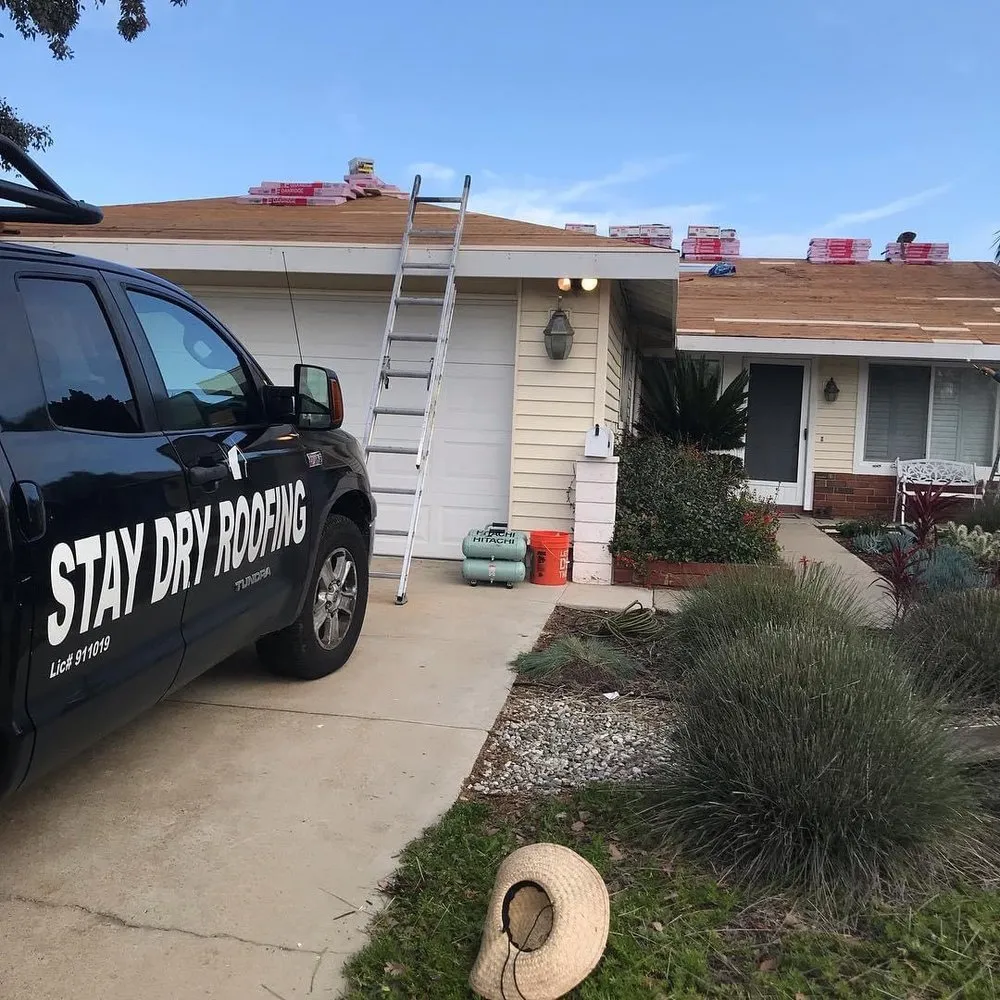 Slide of Stay Dry Roofing Company