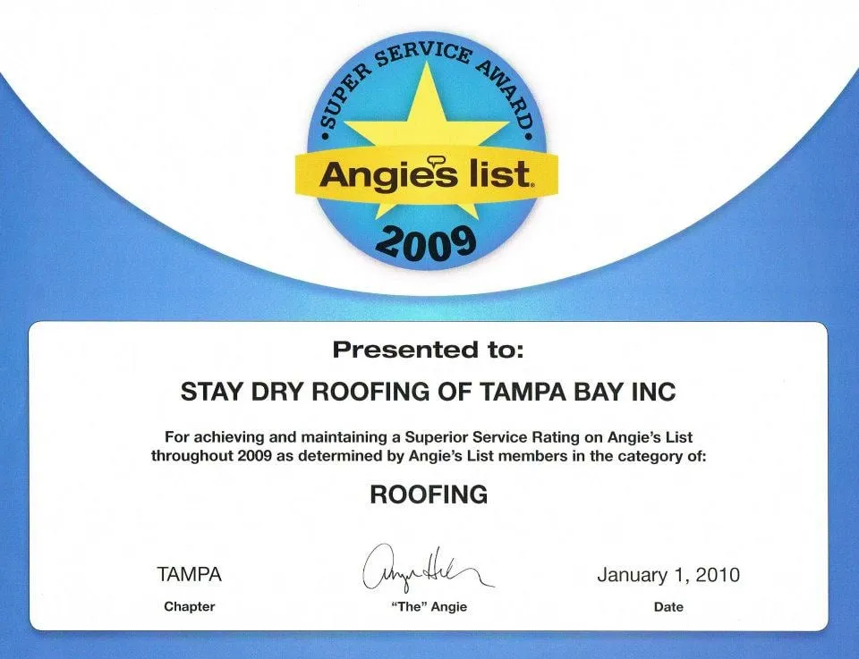 Slide of Stay Dry Roofing