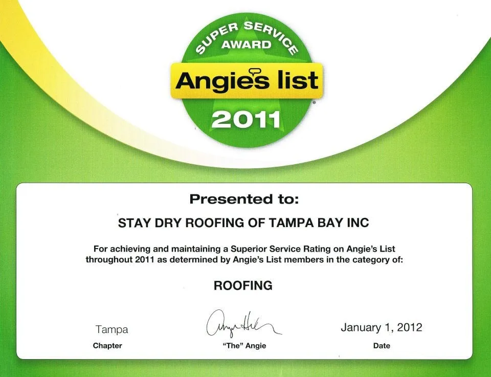Slide of Stay Dry Roofing
