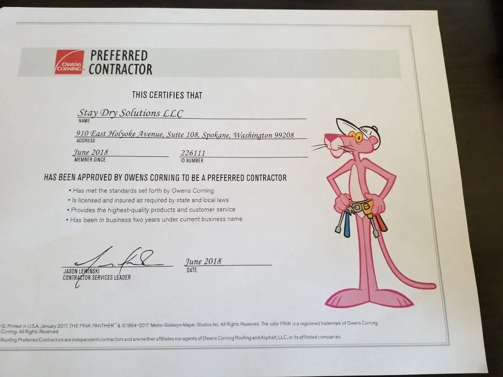 Slide of Stay Dry Solutions