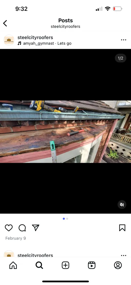 Slide of Steel City Roofers