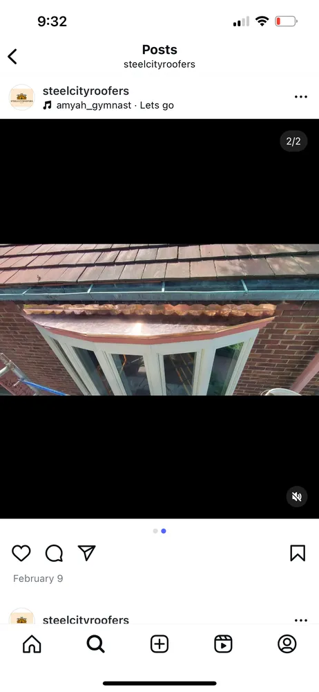 Slide of Steel City Roofers