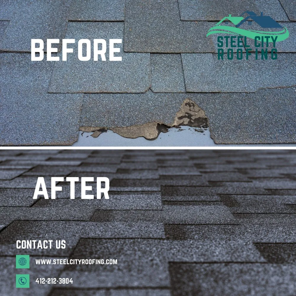 Slide of Steel City Roofing