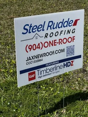 Steel Rudder Roofing Logo