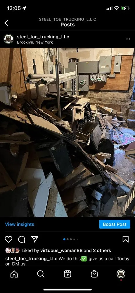 Slide of Steel Toe Trucking