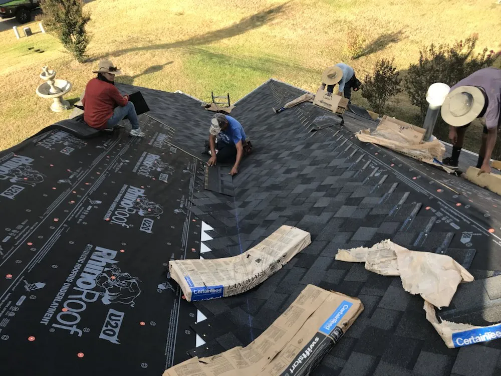 Slide of Steele Roofing