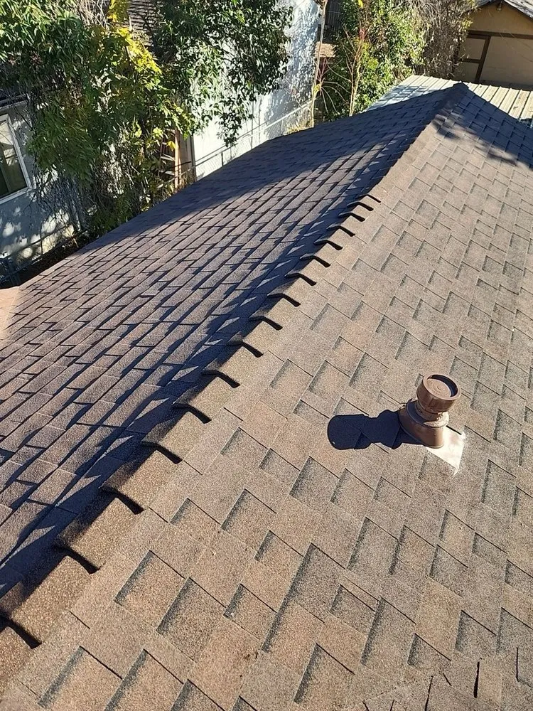 Slide of Steep Flat Roofing