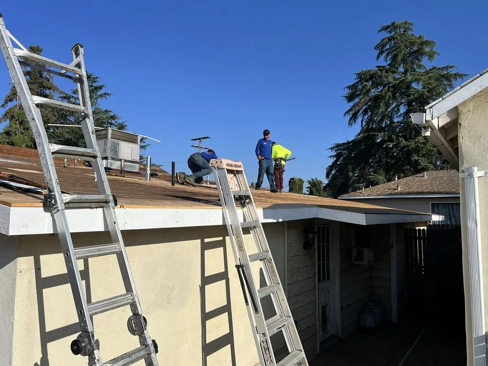 Slide of Steep Flat Roofing