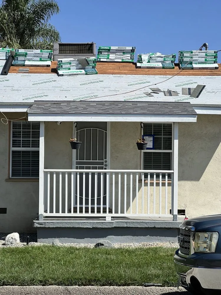 Slide of Steep Flat Roofing
