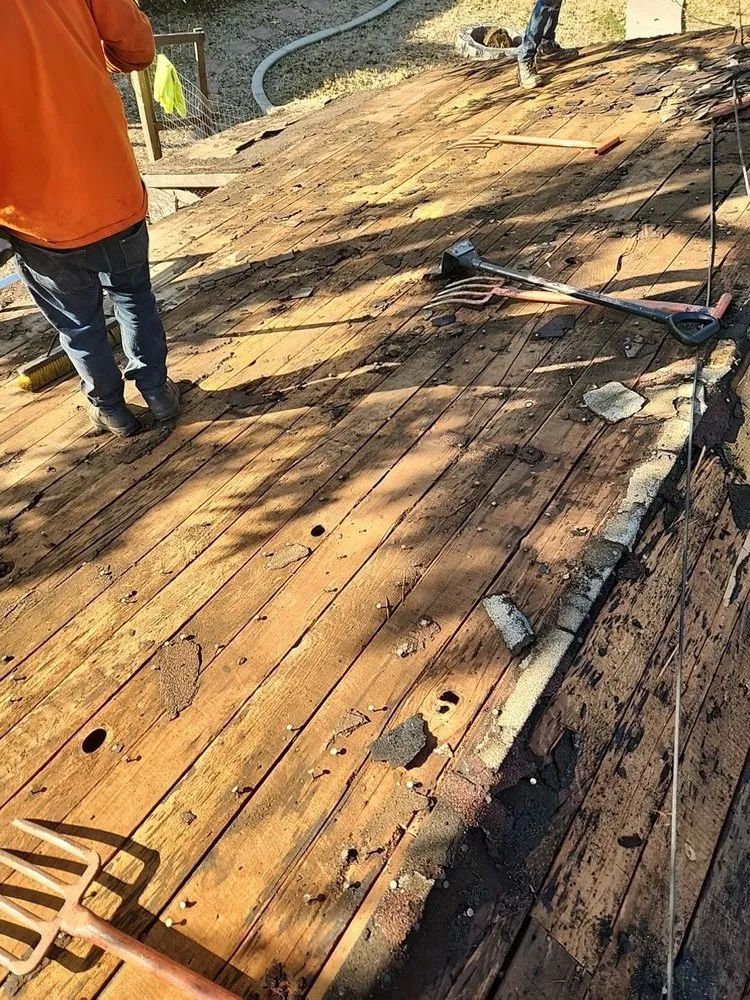 Slide of Steep Flat Roofing