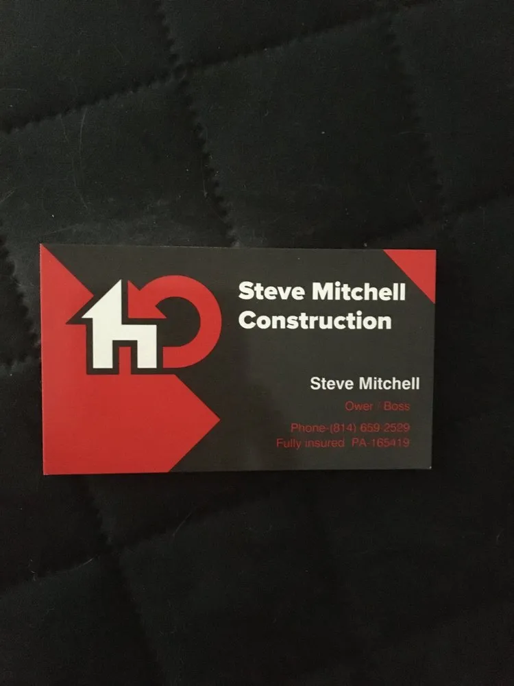 Slide of Steve Mitchell Construction