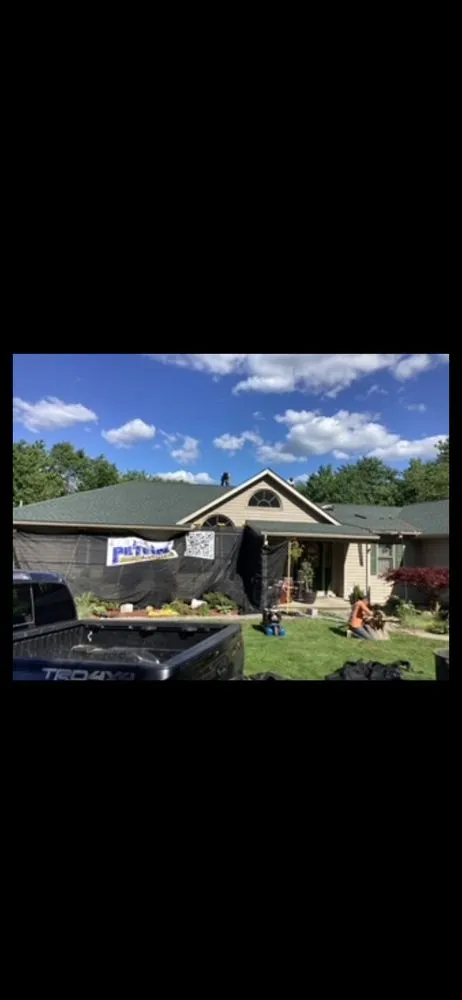 Slide of Steve with Peters Roofing