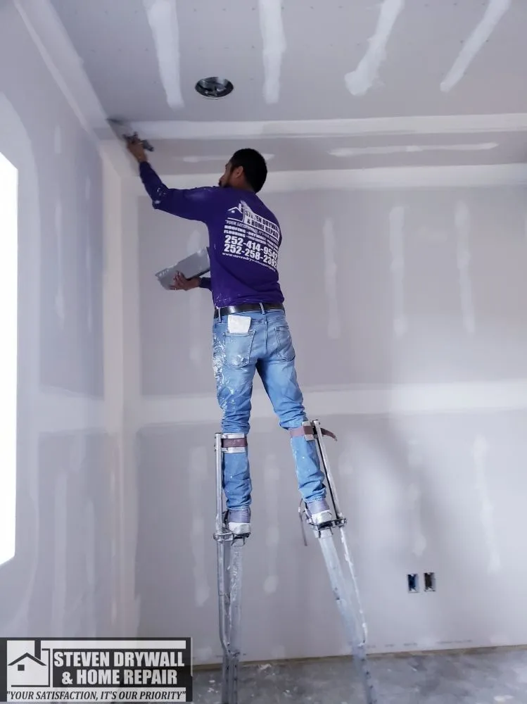 Local metal roofing installation after storm damage across Grimesland, NC - Steven Drywall & Home Repair