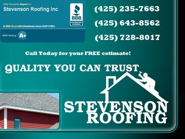 Slide of Stevenson Roofing