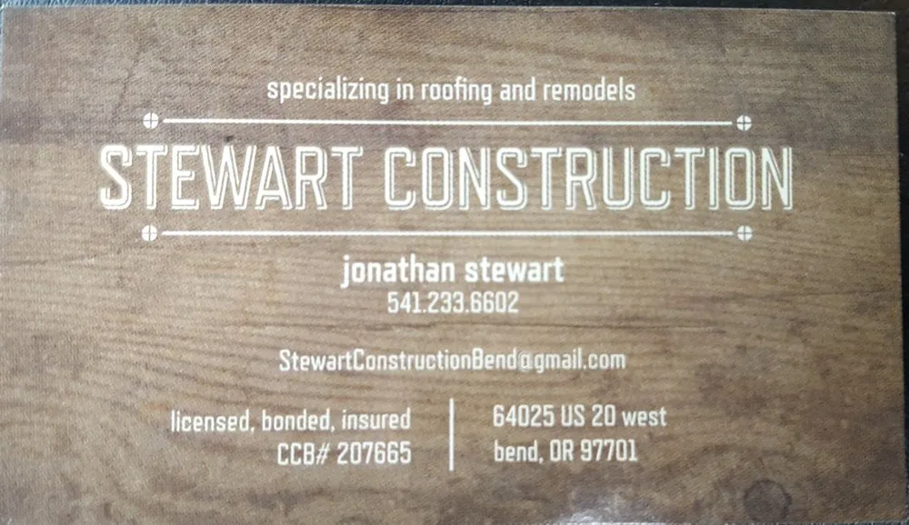 Slide of Stewart Construction