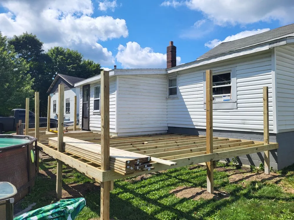 Licensed storm damage roof repair in Parma, MI by Stockford Construction