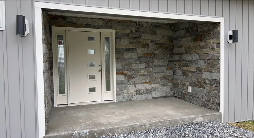 Slide of Stone House Construction