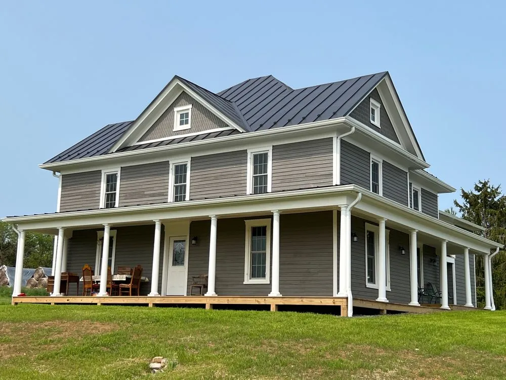 Slide of Stone House Construction
