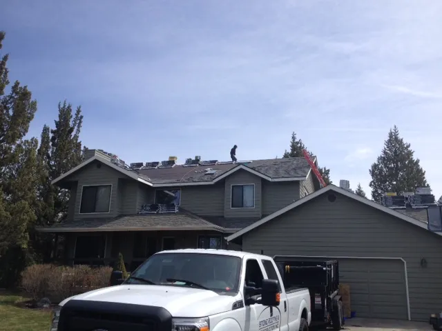 Slide of Stone Roofing and Construction