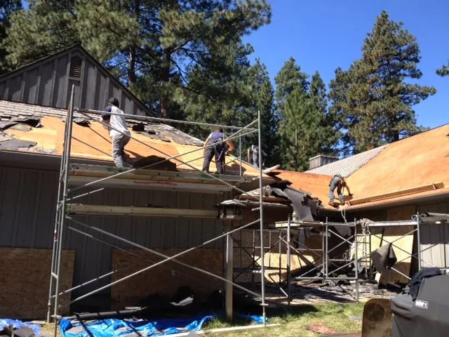 Slide of Stone Roofing and Construction