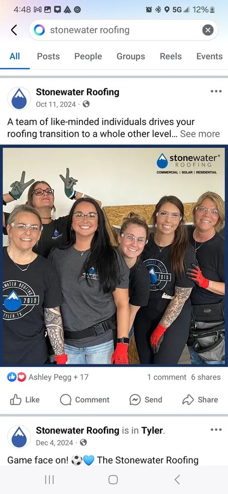 Slide of Stonewater Roofing